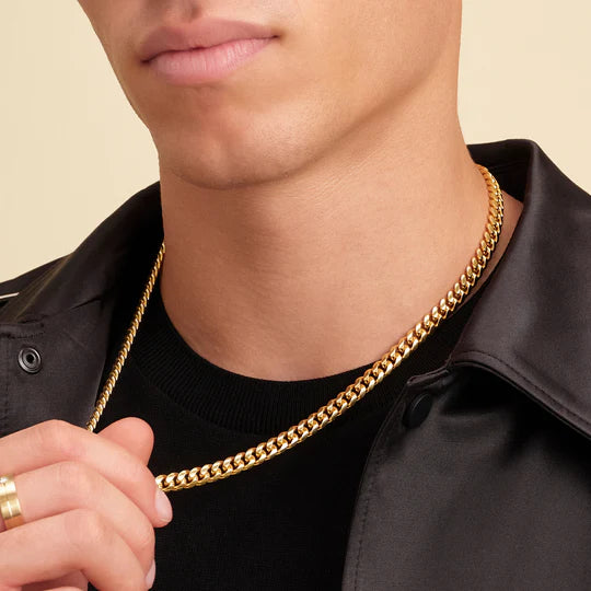 Miami Cuban Link - 7mm 18k Solid Gold