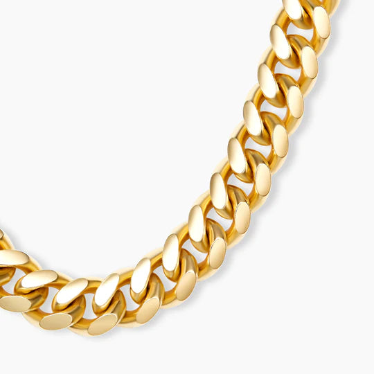 Miami Cuban Link - 7mm 18k Solid Gold