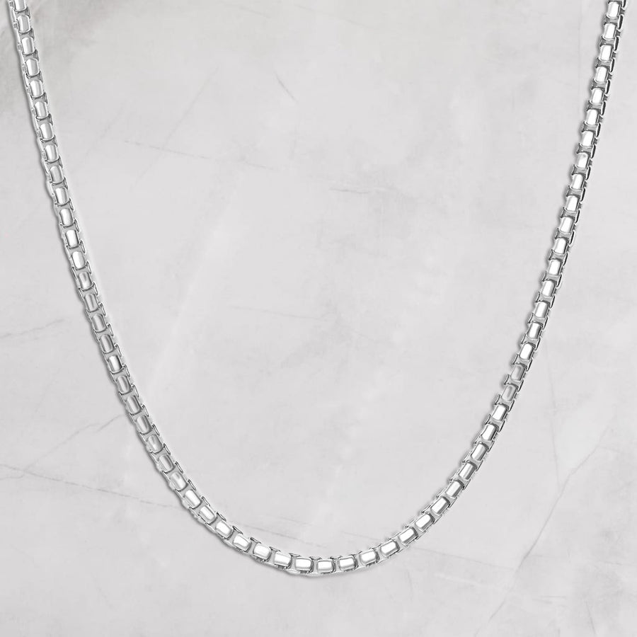Infinity Chain - 3mm White Gold