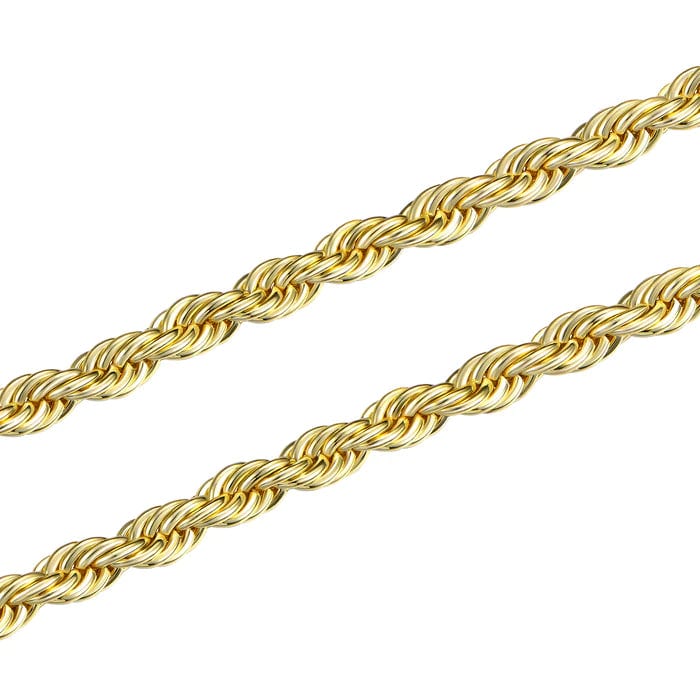 Rope Necklace - 6mm Gold 